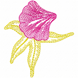 Seashell Embroidery Design 10